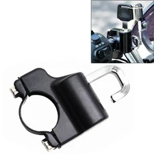 US Motor Helmet Lock Handlebar 7/8'' 22-28mm Tube Anti-theft Security Universal