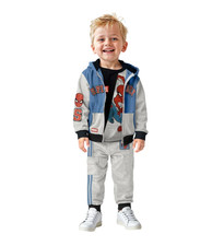 Character Kids 3pc Full Zip Spider-Man Outfit Set 4T NWT Disney