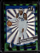 2023-24 Panini Donruss Richaun Holmes Green Laser Holo #10 Mavericks