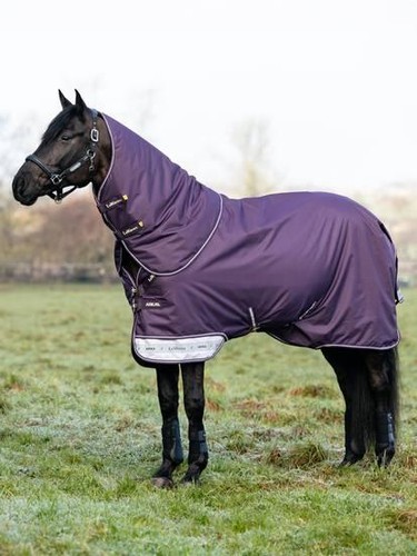 LeMieux Arika Ripstop 100g Lightweight Light 600d Turnout Rug + Hood 4'9"-7'3" - Picture 3 of 14