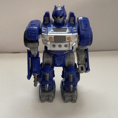 Blue/Gray Mars Walking Robot Hap-P-Kid 7'' Figure