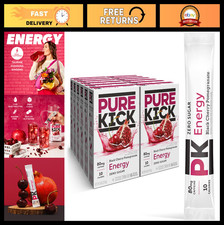 Energy Drink Mix Singles, Black Cherry Pomegranate Flavor, 72 Pack, Sugar-Free