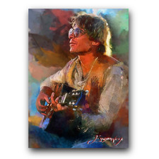 John Denver #3 Art Card Limited 49/50 Edward Vela Signed (Music -)