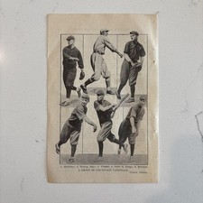 1913 Cincinnati Reds Group Photo- Spalding Guide - Heinie Groh