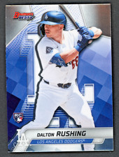 2025 Bowman's Best Dalton Rushing Los Angeles Dodgers Base Rookie Card #33