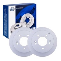 2X Hella Bremsscheiben 262Mm Hinten Passend FüR Hyundai Sonata Tucson XG