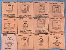 New SUC Name Brand Odd Shaped Wristwatch Crystal Watchmaker Assortment Lot #11