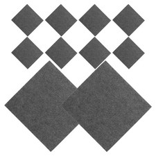 Lot de 10 dalles de moquette autocollantes, antidérapantes réutilisables,