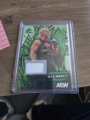 2025 AEW SP Game Used Jeff Jarrett Green Memorabilia Relic #61