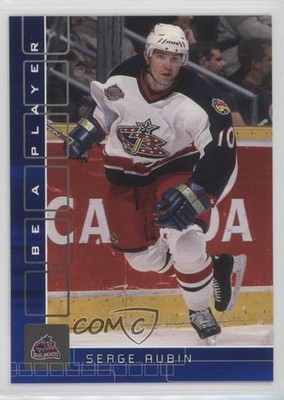 2001-02 ITG Be A Player Memorabilia Sapphire 48/100 Serge Aubin #130 1s8