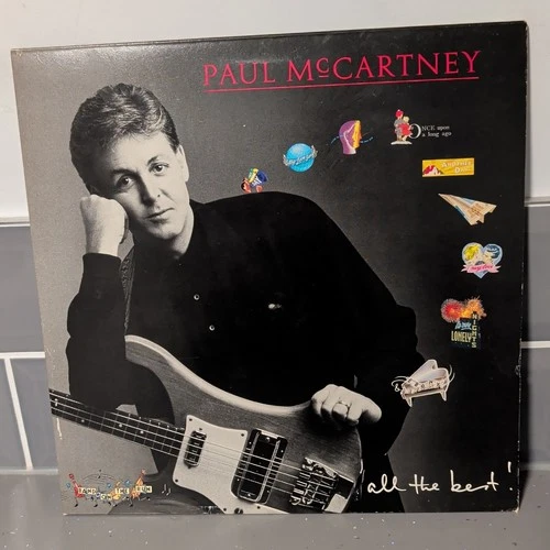 PAUL McCARTNEY - ALL THE BEST! 1987 UK 1st DOUBLE VINYL LP PMTV1 2/4/4/2 VG/VG+