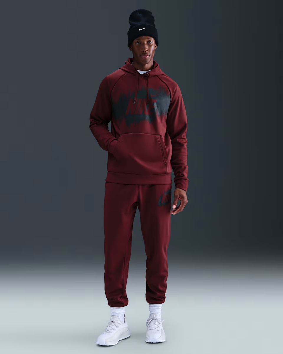 NIKE ジャージ ボルドー メンズ Nike Men's Therma-FIT Fleece Joggers Pants Red Burgundy Mens Sz L