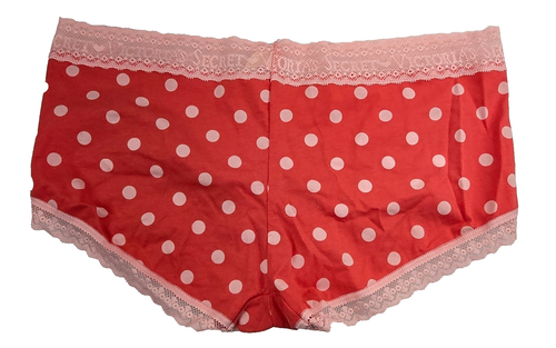 Mutandine Victoria’s secret L rosa a pois vintage ragazzo corte cotone pizzo L large - Foto 3 di 8