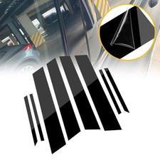 8pcsset Pillar Black Posts Door Kit Trim Cover Window For Honda Civic 2012-2015