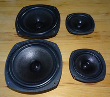 2x głośnik niskotonowy i 2x głośnik średniotonowy z Celestion (UK) DL-10 Bardzo dobry!
