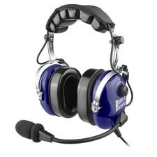 Pilot Aviation Headset for General Aircraft Blue 