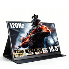 Monitor Portatile 18,5 Pollici 1080P FHD Monitor Mobile 120Hz Schermo Gaming Nuovo