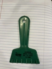 Vintage Ice  Scraper for Cars with Local Advertising from Sunoco Plastic