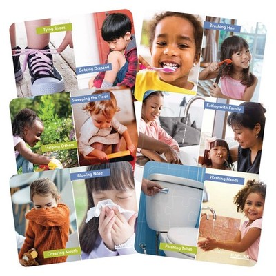 Kaplan Early Learning Developing Life Skills and Good Practices Puzzles - Set