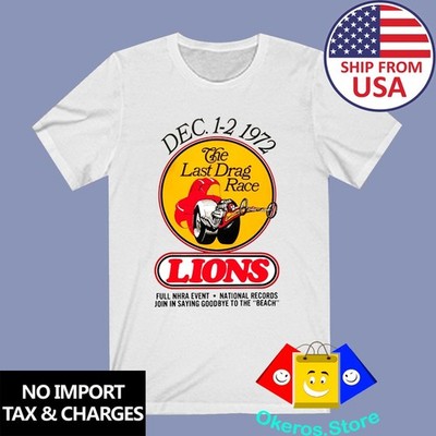 Drag Racing Retro Drag Strip Dragter HOT ROD Muscle Men's White Size S to 3XL