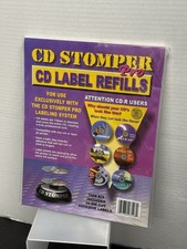 CD STOMPER Pro 50 Die-Cut Adhesive CD Label Refills