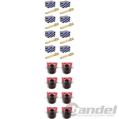 8x BOSCH 0437502047 EINSPRITZVENTILE +HALTER passend für MERCEDES 350 380 450 V8