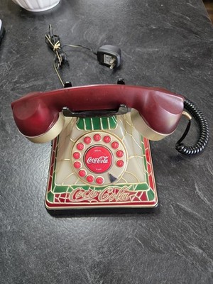 vintage Coca-Cola landline telephone w/a 