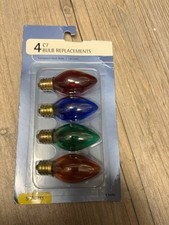  4 NEW C7 Replacement Candelabra Light Bulbs 5w 120v For Christmas Light String