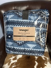   Wrangler Blue Aztec Comforter Set FULL/QUEEN Size  