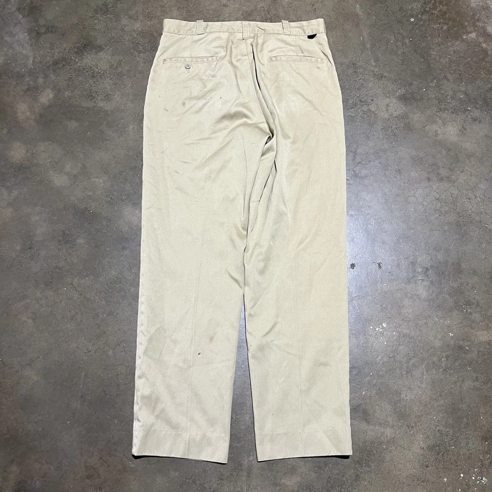 Vintage 60s Lee Chetopa Twill Tan Workwear Chinos 33x30 1960s True Vintage - Image 4 of 4