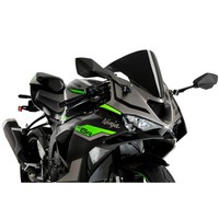 Puig Windschutzscheibe R-RACER Fur Kawasaki ZX-6R Ninja 24-25 Schwarz