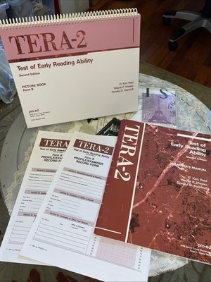 Test of Early Reading Ability (TERA-2) Form B Picture Book/2 Protocols/Manual