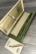 Cross Gold Twist Click Mechanical Pencil Retractable Tip with Case