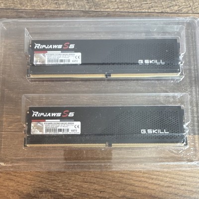 G.SKILL Ripjaws S5 DDR5-6400 DIMM RAM Kit 32GB (2x16GB) F5-6400J3239G16GX2-RS5K