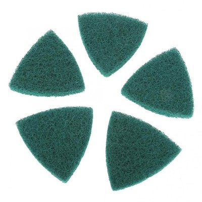 5pcs Triangle Scouring Pads Selbstklebende Polierscheibe Für Schleifmaschine
