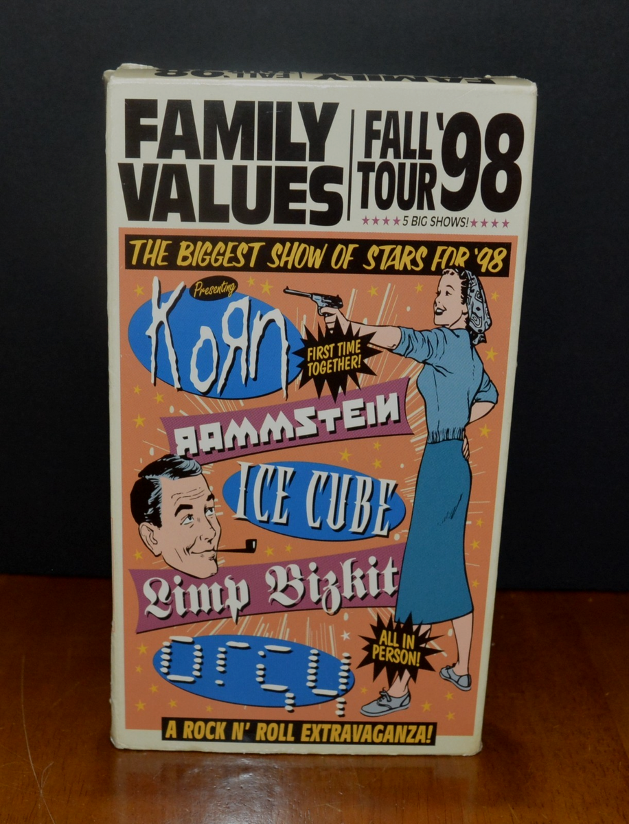 Family Values Tour 98 (VHS, 1999, Parental Advisory Explicit