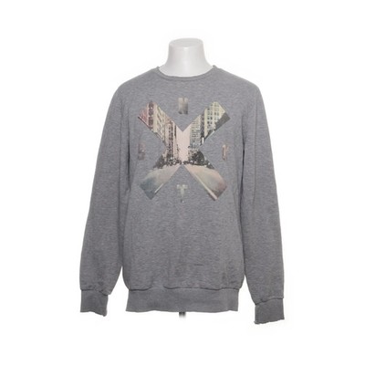 Divided by H&M, Sweatshirt, Größe: L, Grau, Baumwolle/Polyester/Viskose #2Hp
