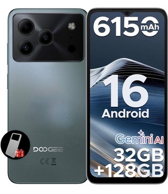 Doogee Note 56 Pro Smartphone (6,7'' HD, 32GB RAM, 256GB Speicher, Android 16, AI)