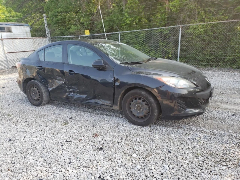 2013 Mazda 3 Driver Sun Visor Black Used W/O Sunroof & Illumination 268-10316L - Image 4 of 4