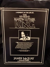 MLK James McQuay Broadside 1970s Civil Rights Poster Letter from Birmingham Jail