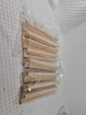 8 Pack Wooden Game Letter Holder Racks for Scrabble Tiles, 7.5x.7x.8"