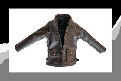 Mezco One:12 Indiana Jones - braune Kunstlederjacke Maßstab 1:12 Soft Goods - Bild 1 von 4