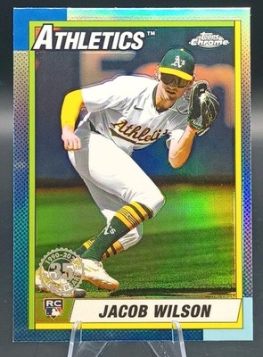 2025 Topps Chrome #90CB-18 Jacob Wilson RC 35th Anniversary