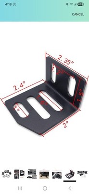 Universal Super Low Down Side Adjustable Mount Brackets For Rng Recaro Bride St