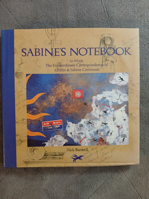 Sabine's Notebook by Nick Bantock VG 1992 Hard Cover with Dust Jacket