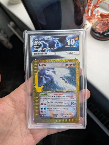 Lugia ACE Graded 10 Holo #149 2026 30th Celebration Classic Collection