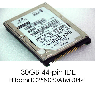 30GB 2,5'' 6,35cm 44-PIN IDE FESTPLATTE HITACHI TRAVELSTAR IC25N030ATMR04-0 F115