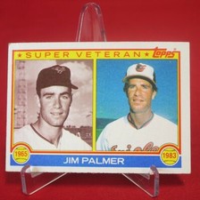 Jim Palmer Super Veteran 1983 Baseball Card TOPPS #491 EX-MT (2)