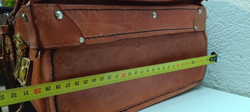 Hochwertige Echtleder Reisekoffer Vintage braun Oldtimer-25017 - Bild 8 von 10