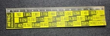 Lenticular Flicker Six Inch Ruler METRIC Equivalent Great Motion Blinkie Decimal